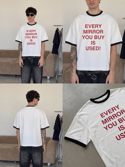 Used Mirror Unisex Ringer T-Shirt