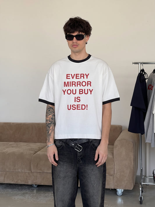 Used Mirror Unisex Ringer T-Shirt