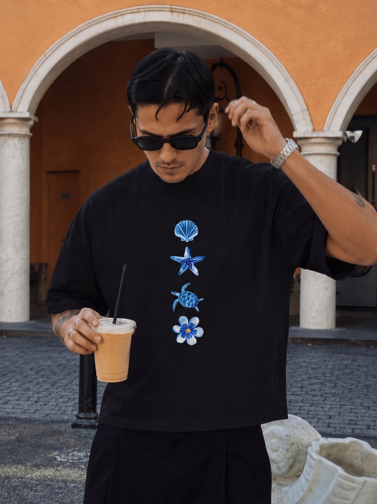 Blue Element Oversized Standard T-Shirt